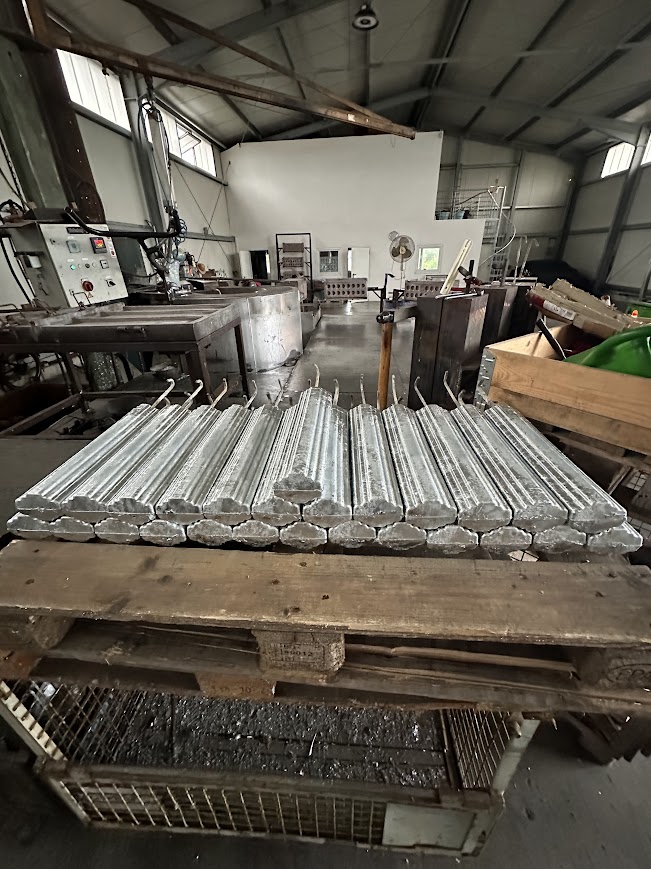 Fertige Feinzinkanoden